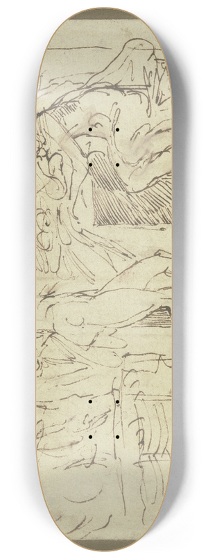 Parmigianino - Adoration of the shepherds 8.25 inch art skate deck Parmigianino - Adoration of the shepherds 8.25 inch art skate deck