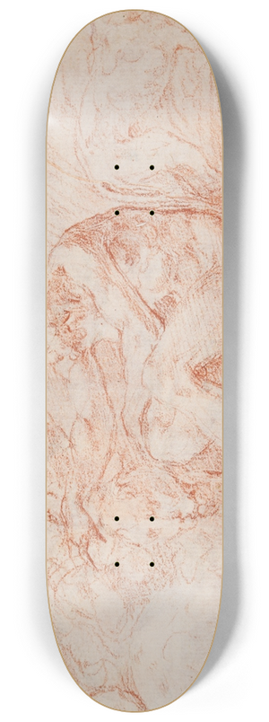 Parmigianino - Daniel in the lions den 8.25 inch art skate deck