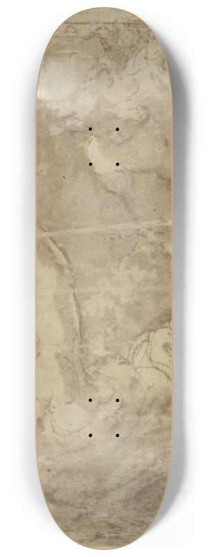 Parmigianino - Die Heiligen Johannes der Tufer und Hieronymus 8.25 inch art skate deck