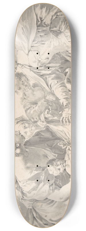 Anton Kern - The Finding of Moses 8.25 inch art skate deck