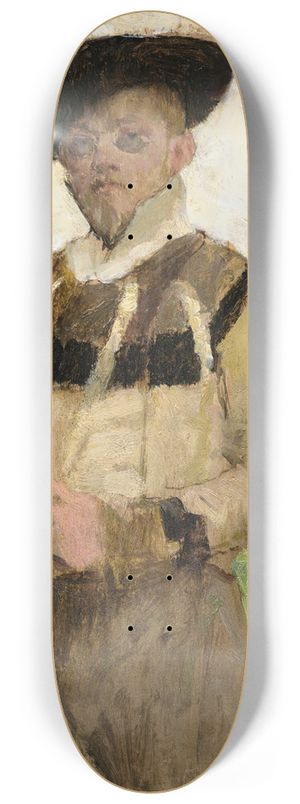 Pascal-Adolphe-Jean Dagnan-Bouveret - Portrait of Jules-Alexis Muenier 8.25 inch art skate deck