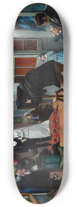 Pascal-Adolphe-Jean Dagnan-Bouveret - Wedding in the Photographers Studio 8.25 inch art skate deck