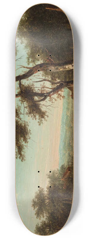 Patrick Nasmyth - Figures on a Sunlit Country Road 8.25 inch art skate deck