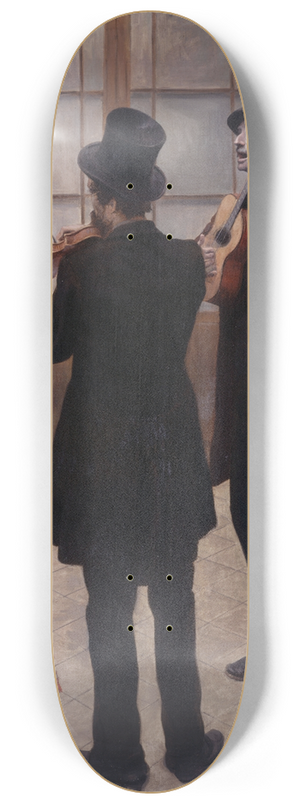 Paul-Albert Bartholom - The musicians 8.25 inch art skate deck