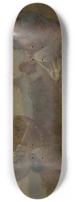 Paul Albert Baudouin - Histoire du bl; Le Criblage 8.25 inch art skate deck Paul Albert Baudouin - Histoire du bl; Le Criblage 8.25 inch art skate deck