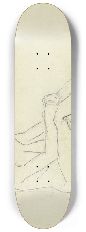 Paula Modersohn-Becker - Am Boden sitzender Frauenakt 8.25 inch art skate deck Paula Modersohn-Becker - Am Boden sitzender Frauenakt 8.25 inch art skate deck