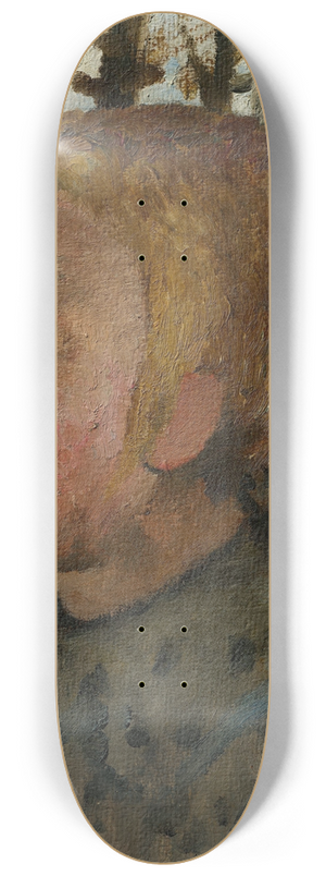Paula Modersohn-Becker - Brustbild eines Mdchens nach links vor Birken 8.25 inch art skate deck Paula Modersohn-Becker - Brustbild eines Mdchens nach links vor Birken 8.25 inch art skate deck