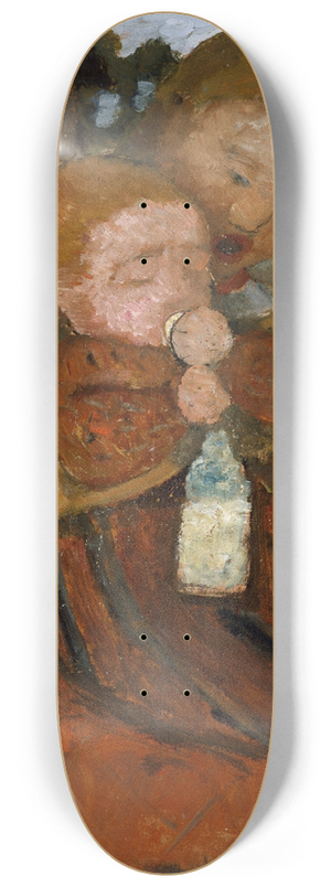 Paula Modersohn-Becker - Girl with a Baby Among Birch Trees 8.25 inch art skate deck Paula Modersohn-Becker - Girl with a Baby Among Birch Trees 8.25 inch art skate deck