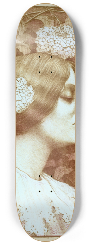 Paul Berthon - Dessin original pour les Matres de lAffiche 8.25 inch art skate deck Paul Berthon - Dessin original pour les Matres de lAffiche 8.25 inch art skate deck