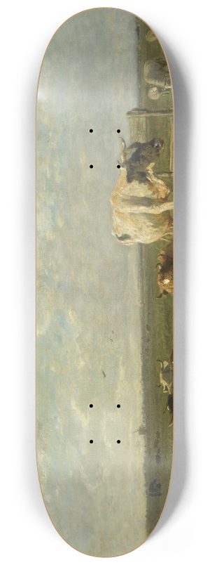 Anton Mauve - CattleAt Pasture 8.25 inch art skate deck Anton Mauve - CattleAt Pasture 8.25 inch art skate deck