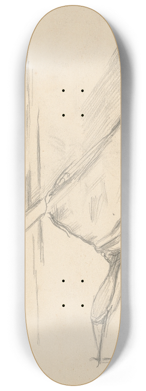 Paul Czanne - Bellows in Front of a Fireplace 8.25 inch art skate deck Paul Czanne - Bellows in Front of a Fireplace 8.25 inch art skate deck