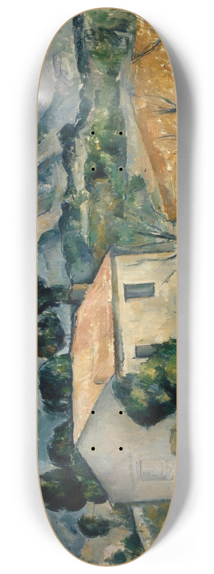 Paul Czanne - House in Provence 8.25 inch art skate deck