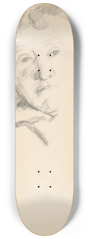 Paul Czanne - Madame Czanne 8.25 inch art skate deck