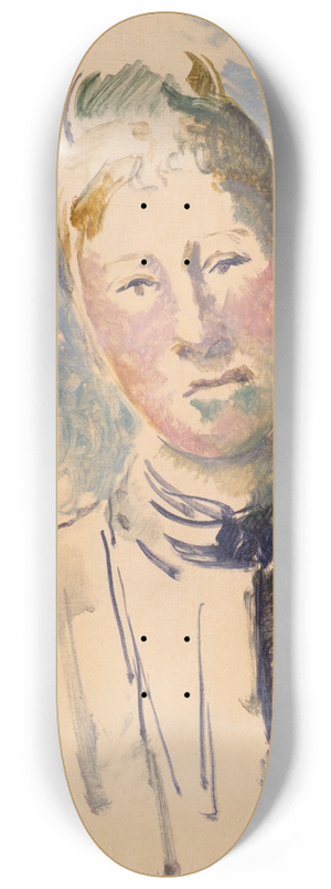 Paul Czanne - Madame Czanne 8.25 inch art skate deck