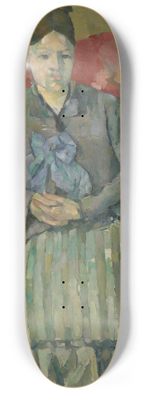 Paul Czanne - Madame Czanne in a Red Armchair 8.25 inch art skate deck