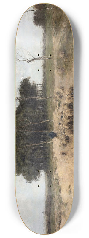 Anton Mauve - On the Heath near Laren 8.25 inch art skate deck