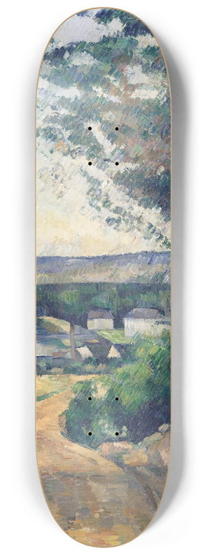 Paul Czanne - Road leading to the lake 8.25 inch art skate deck