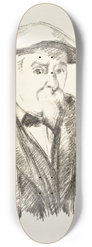 Paul Czanne - Self-portrait 8.25 inch art skate deck