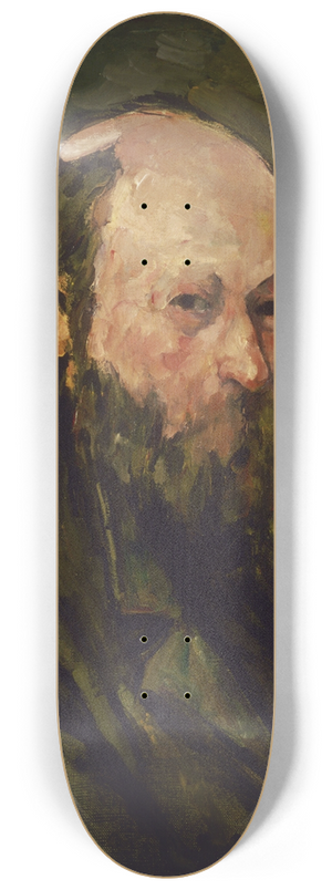 Paul Czanne - Self-Portrait 8.25 inch art skate deck