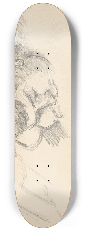 Paul Czanne - The Artists Son Reading 8.25 inch art skate deck