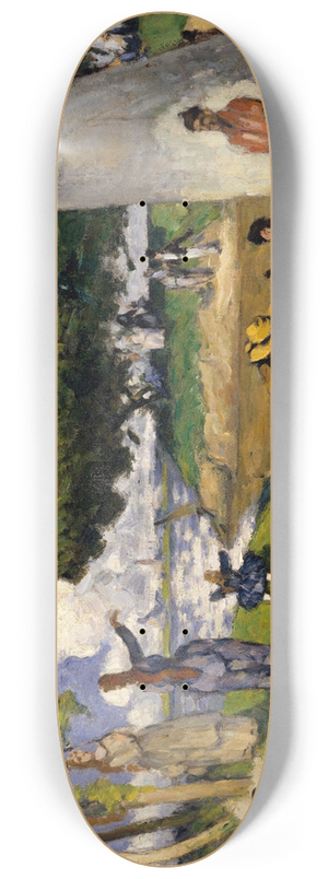 Paul Czanne - The Fishermen (Fantastic Scene) 8.25 inch art skate deck