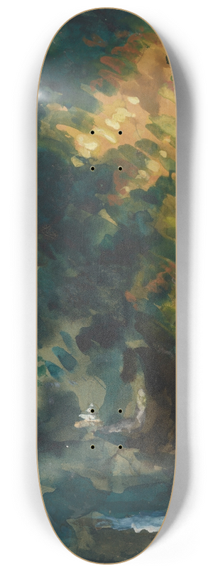 Paul Czanne - Une Alle 8.25 inch art skate deck