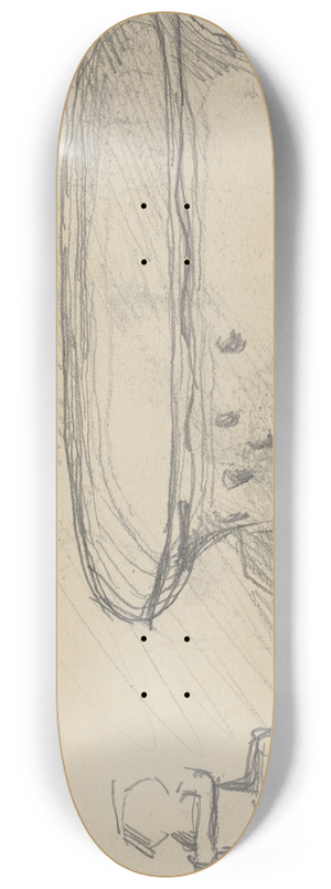 Paul Czanne - Wash Basin and Scent Bottle (recto) 8.25 inch art skate deck Paul Czanne - Wash Basin and Scent Bottle (recto) 8.25 inch art skate deck