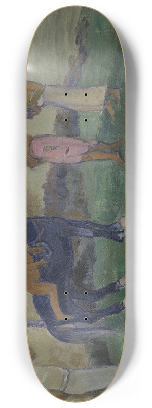 Paul Gauguin - Composition with Figures and a Horse 8.25 inch art skate deck