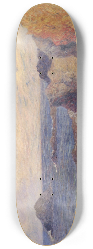 Paul Gauguin - La Cte rocheuse, ou Rochers au bord de la mer 8.25 inch art skate deck