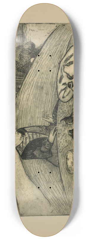 Paul Gauguin - La femme aux figues 8.25 inch art skate deck Paul Gauguin - La femme aux figues 8.25 inch art skate deck