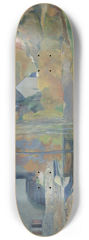 Paul Gauguin - Landscape in Brittany. The David Mill 8.25 inch art skate deck