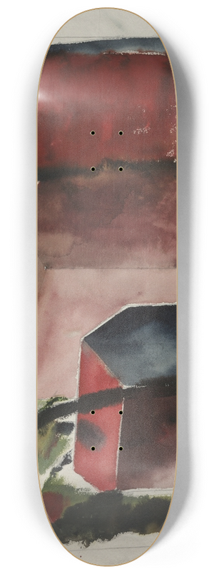 Paul Gaulois - Houses 8.25 inch art skate deck