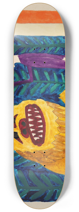 Paul Goesch - Herkules und der Nemeische Lwe 8.25 inch art skate deck