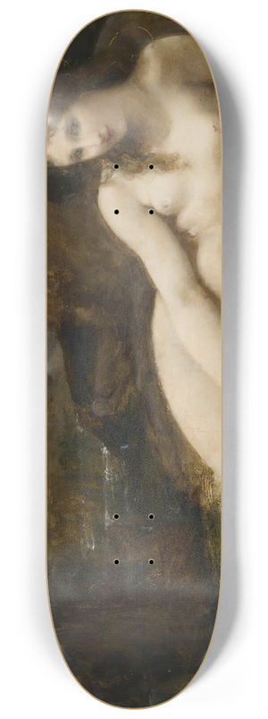 Paul-Jacques-Aim Baudry - Diana Reposing 8.25 inch art skate deck