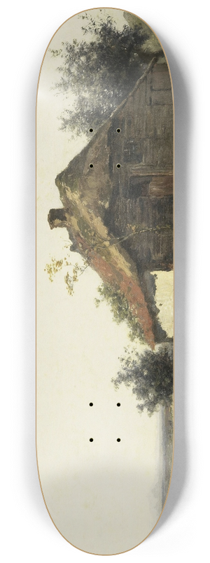 Paul Joseph Constantin Gabril - Farm in the Open Fields 8.25 inch art skate deck Paul Joseph Constantin Gabril - Farm in the Open Fields 8.25 inch art skate deck