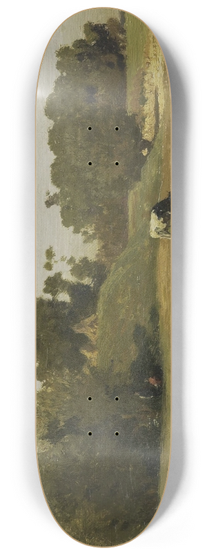 Paul Joseph Constantin Gabril - Landscape near Abcoude 8.25 inch art skate deck