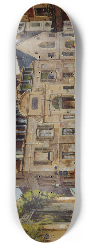 Paul-Joseph-Victor Dargaud - LAncien Hpital de la Piti, rue Lacpde 8.25 inch art skate deck