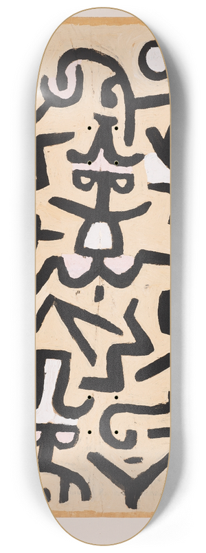 Paul Klee - Comedians Handbill 8.25 inch art skate deck