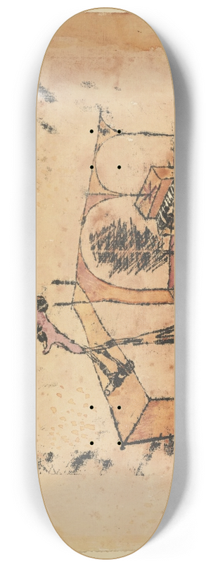 Paul Klee - Der Heldentenor als Konzertsnger (The Heroic Tenor as a Concert Singer) 8.25 inch art skate deck