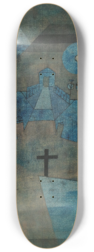 Paul Klee - Dnenfriedhof 8.25 inch art skate deck