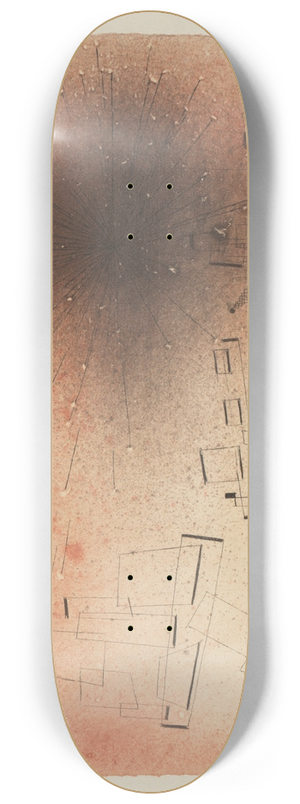 Paul Klee - Explosion 8.25 inch art skate deck