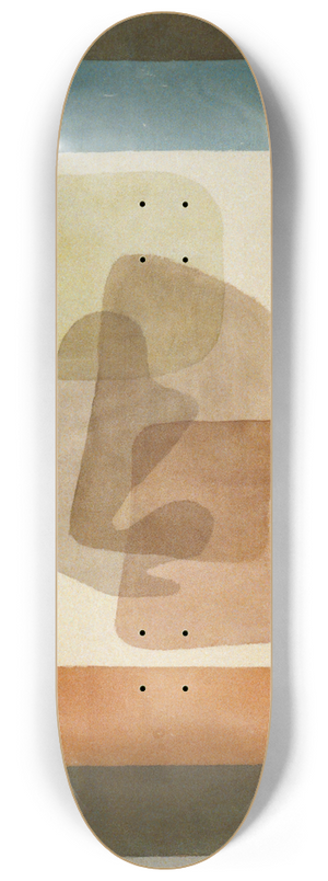 Paul Klee - Freies, streng gefasst (Free forms rigidly mounted) 8.25 inch art skate deck