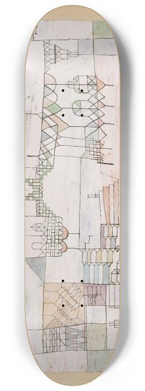 Paul Klee - Great Hall for Singers 8.25 inch art skate deck