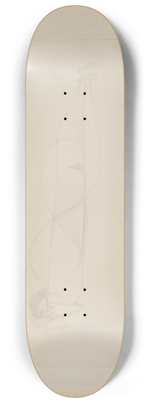 Paul Klee - In Readiness 8.25 inch art skate deck