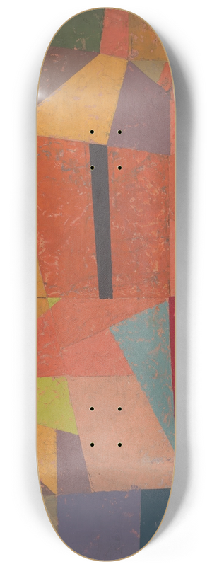 Paul Klee - Joyful MountainLandscape 8.25 inch art skate deck
