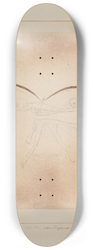 Paul Klee - Kleines Tiergespenst 8.25 inch art skate deck