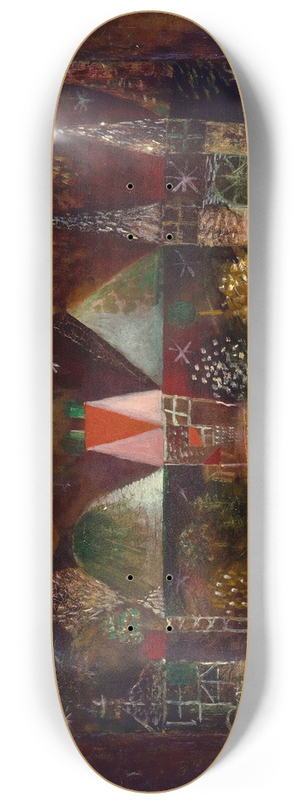 Paul Klee - Night Feast 8.25 inch art skate deck
