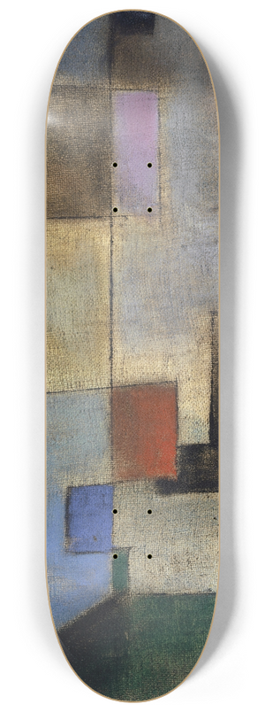 Paul Klee - Small Picture of Fir Trees 8.25 inch art skate deck