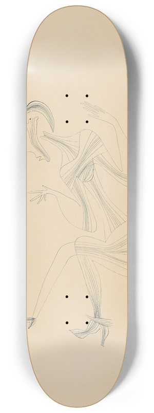 Paul Klee - Traum einer Dame (Dream of a Lady) 8.25 inch art skate deck