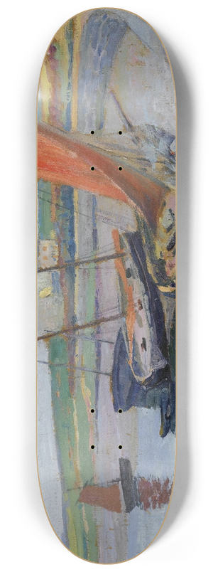 Paul Madeline - Bateaux Au Bord De La Mer 8.25 inch art skate deck